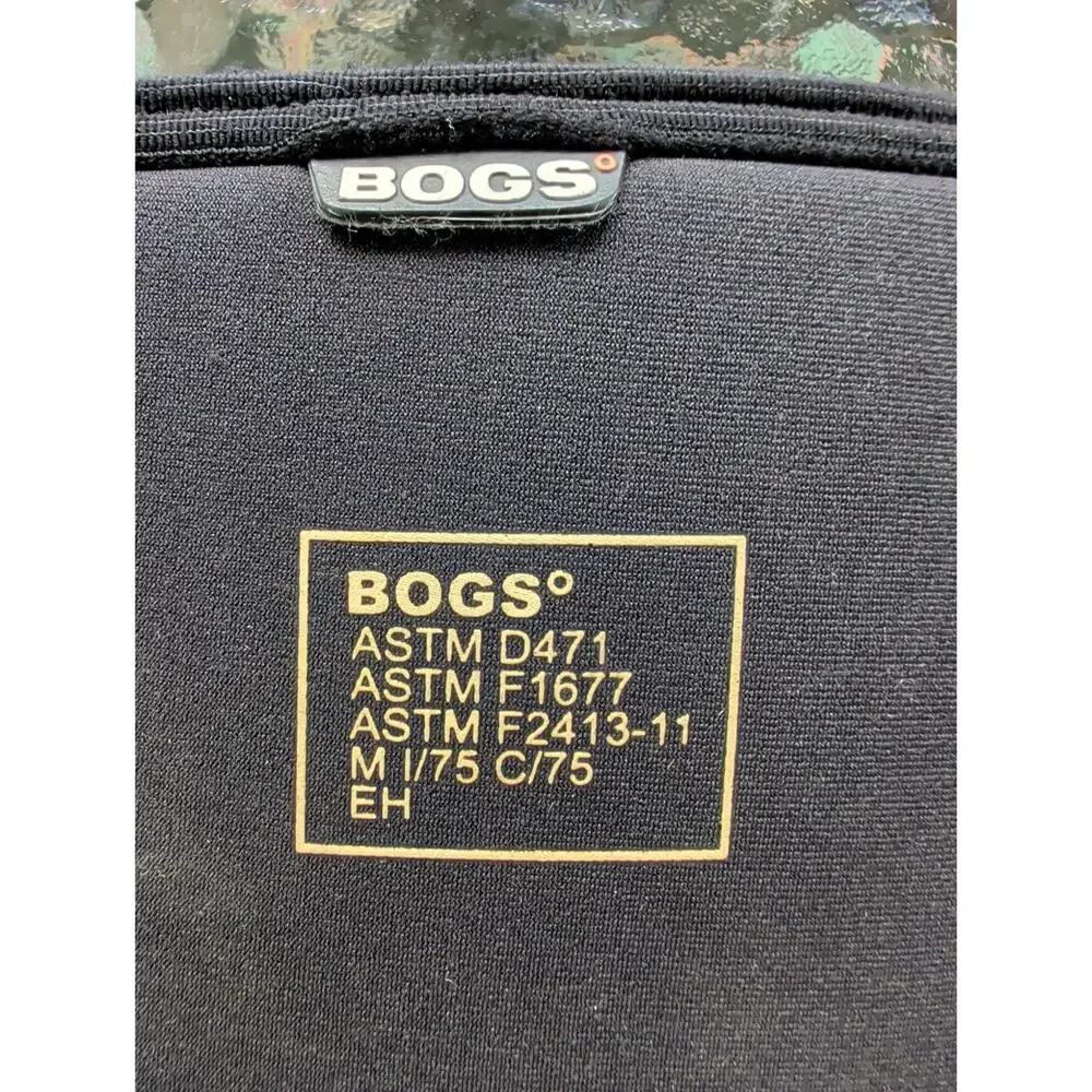 Bogs 16 Inch Steel Toe Eh 7mm Neoprene Waterproof Forge Steel Toe Size 6 Black